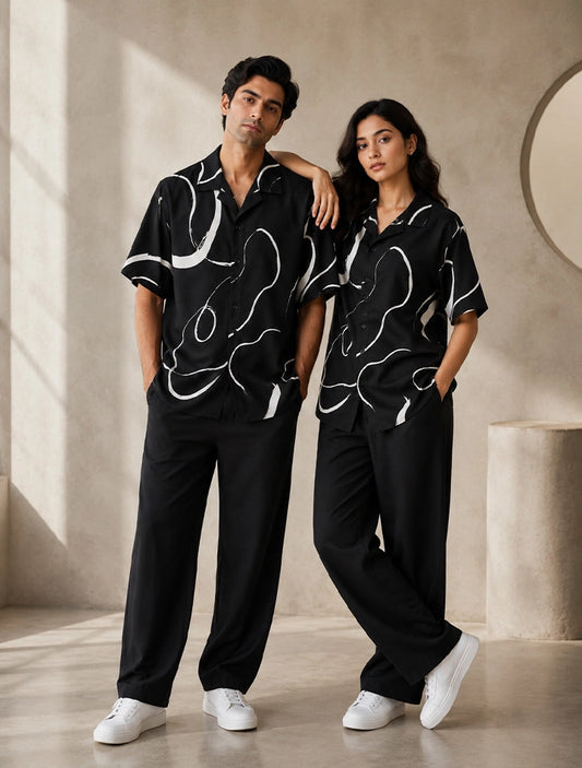 Black Loop Unisex Cords - XPCRDF