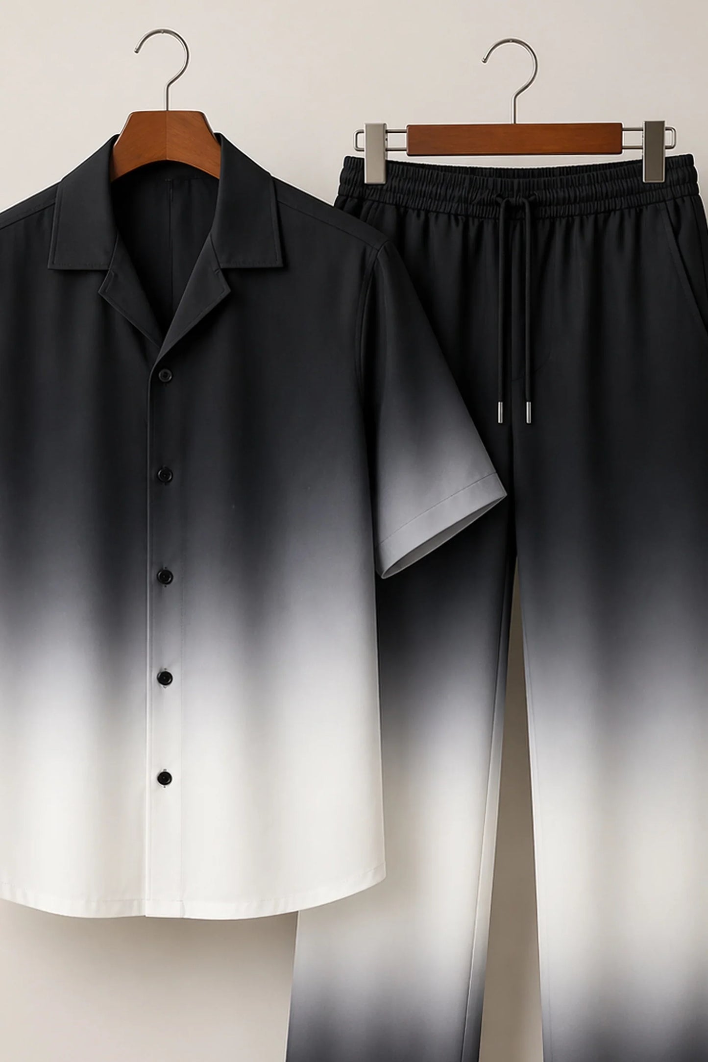 Black Shading Mens Full Pant Co-ords - XPCRDF