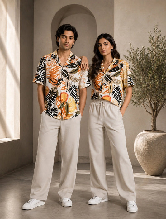 Multi Leaves Unisex Cords - XPCRDF