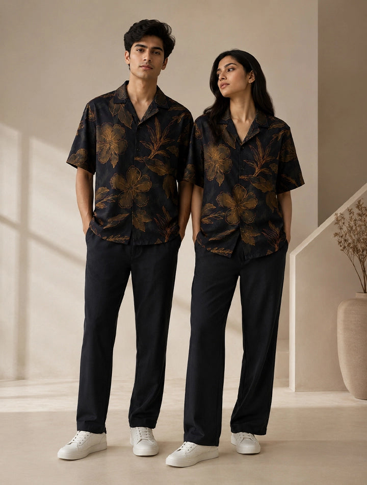Black Design Unisex Cords - XPCRDF