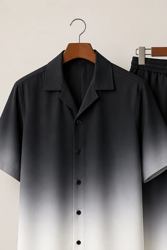 Black Shading Mens Full Pant Co-ords - XPCRDF