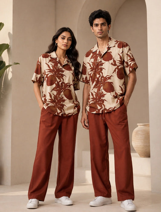 Brown Coconut Unisex Cords - XPCRDF