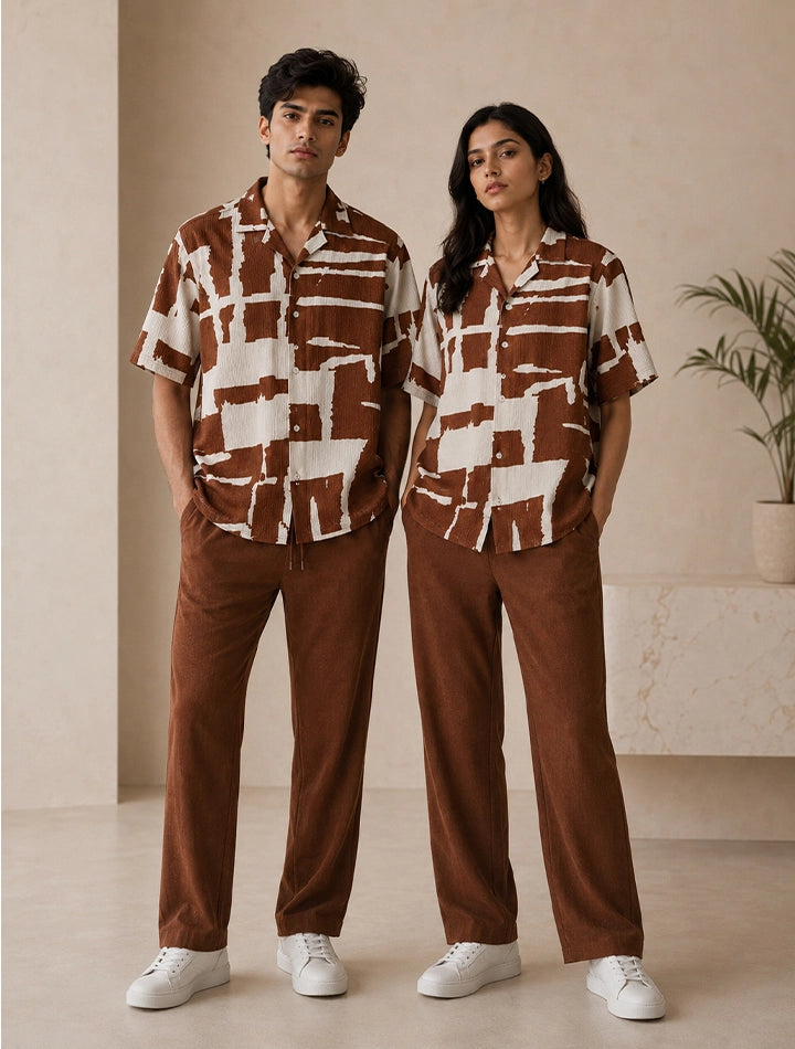 Brown Patch Unisex Cords - XPCRDF