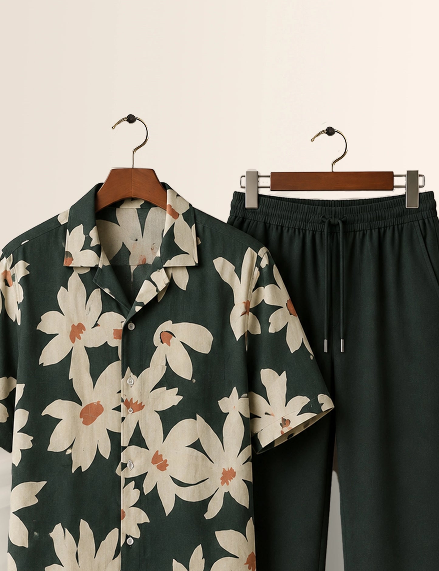 Green Flowery Unisex Cords - XPCRDF