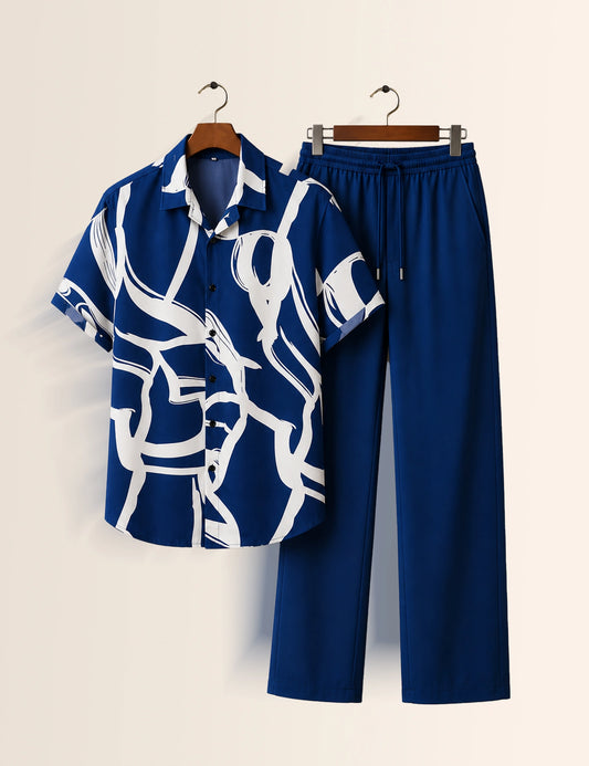 Navy Crack Unisex Cords - XPCRDF