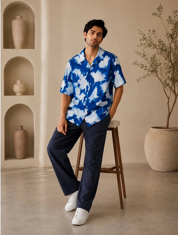 Navy Feathery Unisex Cords - XPCRDF