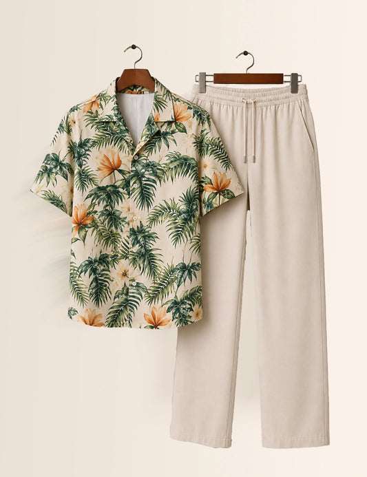 Yellow Flower Unisex Cords - XPCRDF