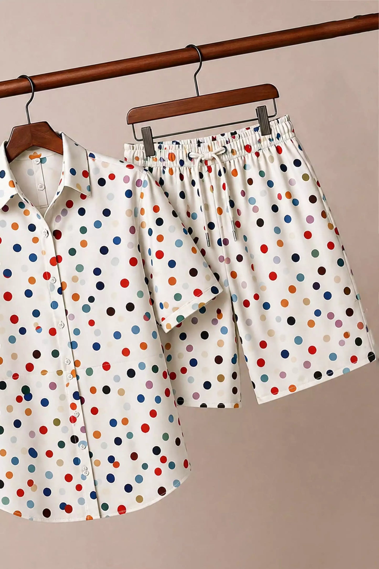 Multi Dotted Half Pants Cords - XPCRDH
