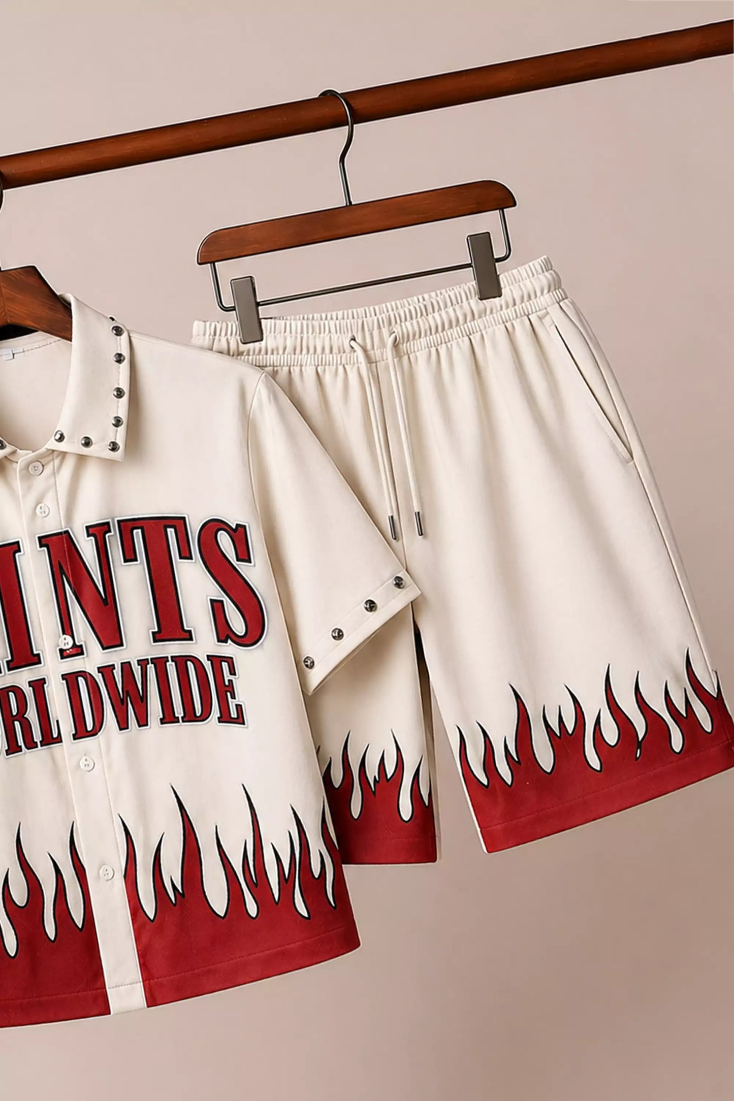 White Saints Half Pants Cords - XPCRDH